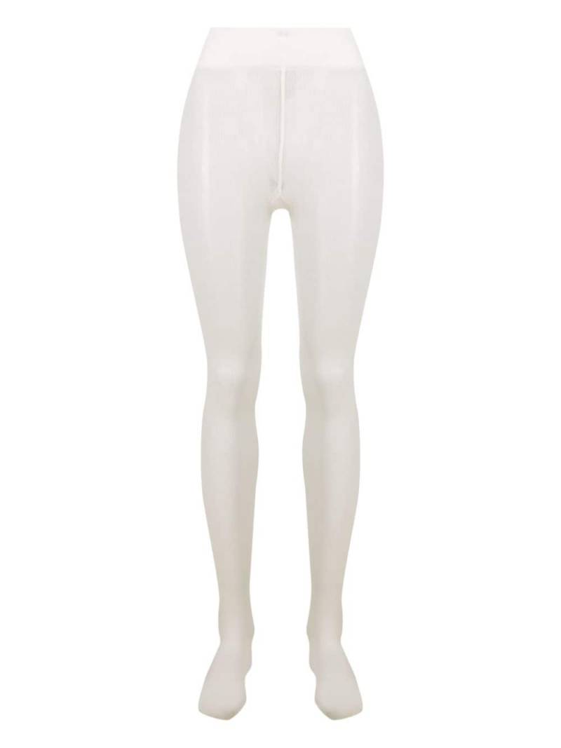 Wolford Cotton Rib tights - White von Wolford