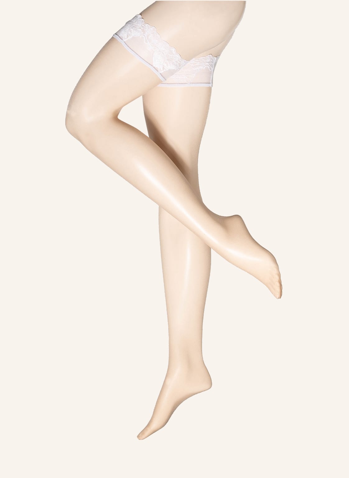 Wolford Halterlose Feinstrümpfe Nude beige von Wolford