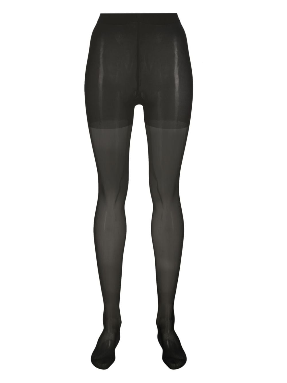 Wolford Individual 10 Control Top sheer tights - Black von Wolford