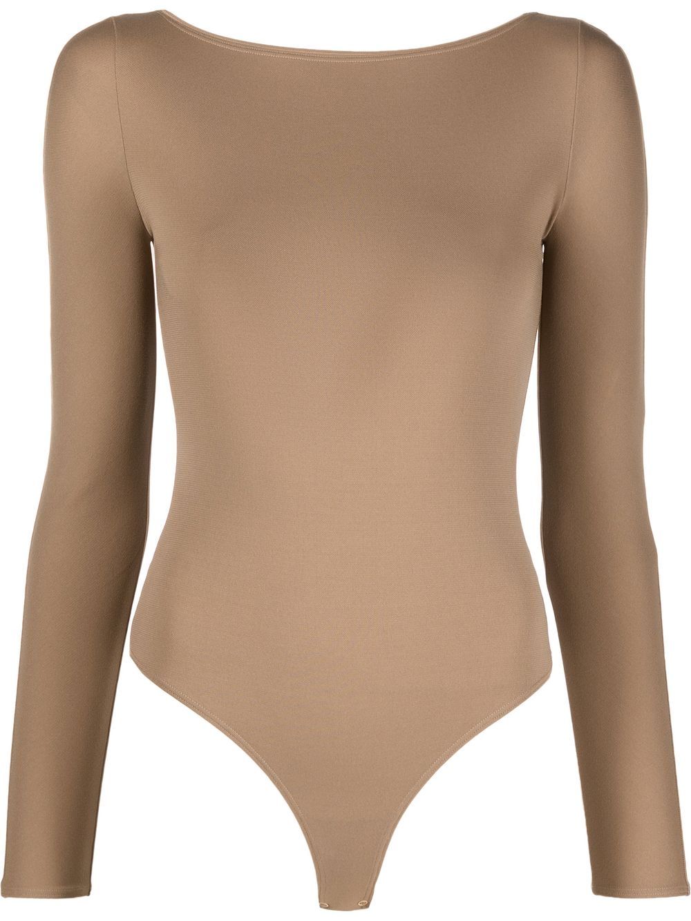 Wolford The Back-Cut-Out body - Brown von Wolford