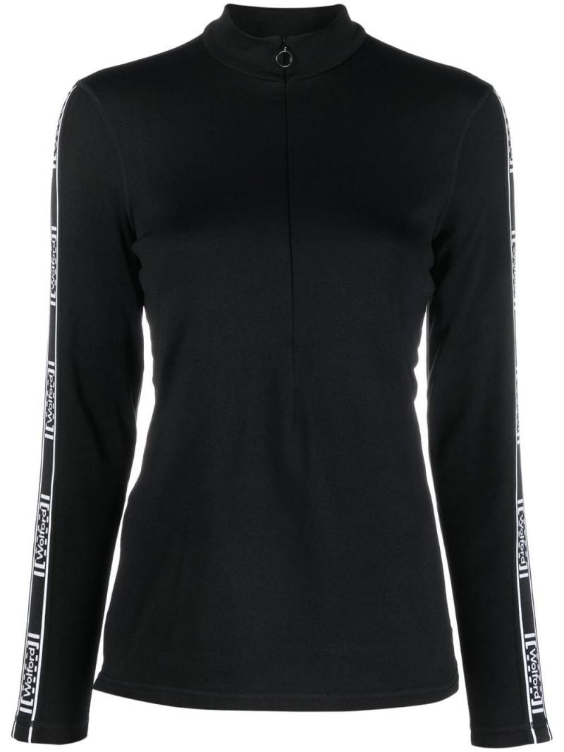 Wolford Thermal logo-trim top - Black von Wolford