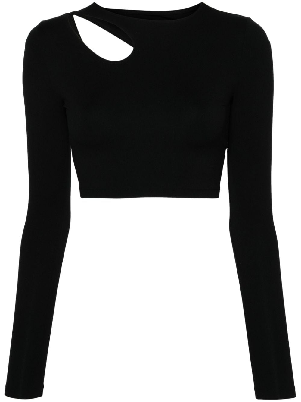 Wolford cut-out crop top - Black von Wolford