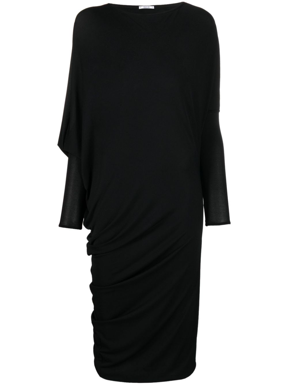 Wolford draped crepe midi dress - Black von Wolford