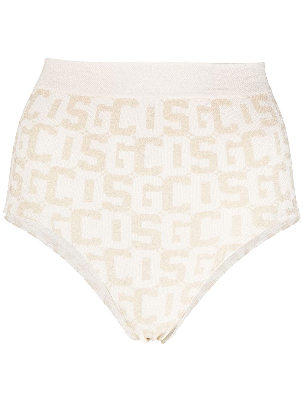 Wolford x GCDS basic monogram high-waisted brief - Neutrals von Wolford