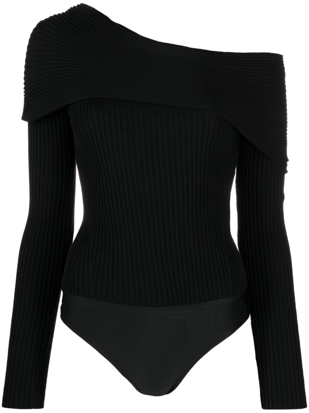 Wolford x Simkhai contoured ribbed-knit body - Black von Wolford