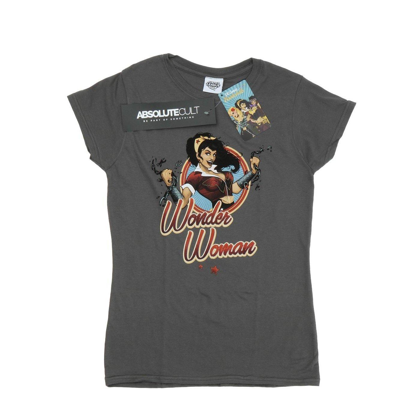 Bombshells Tshirt Damen Charcoal Black L von Wonder Woman