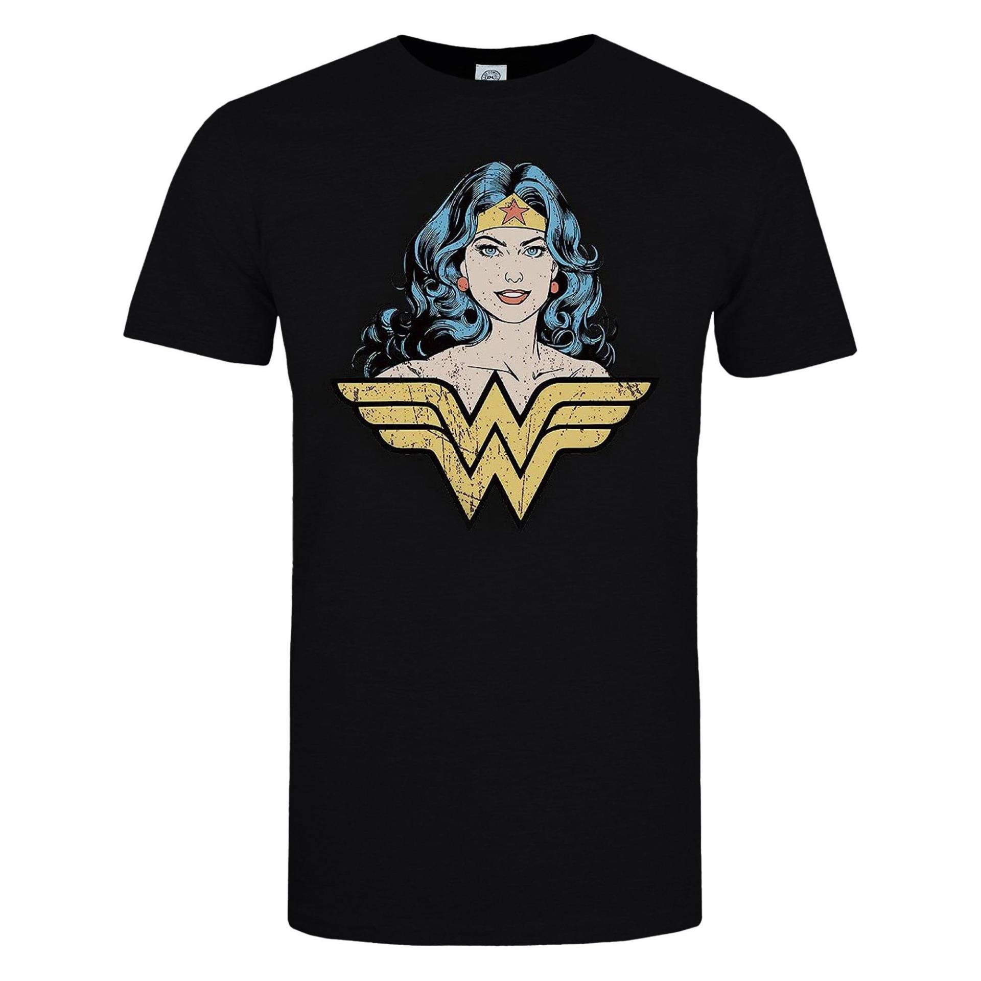 Gaze Tshirt Damen Schwarz M von Wonder Woman