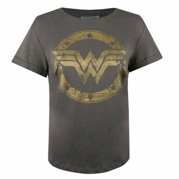 Tshirt Damen Taubengrau S von Wonder Woman