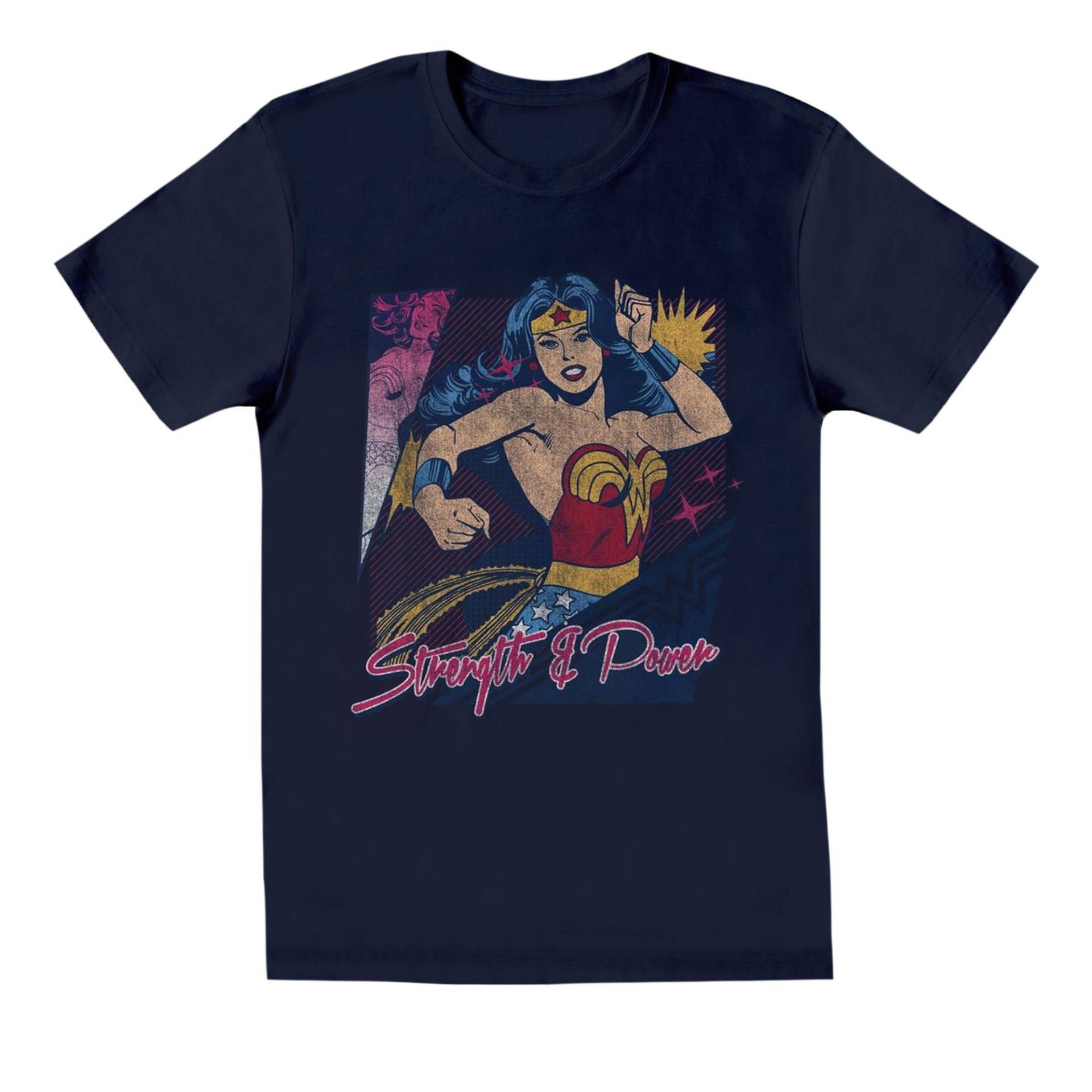 Strength & Power Tshirt Mädchen Marine 116 von Wonder Woman