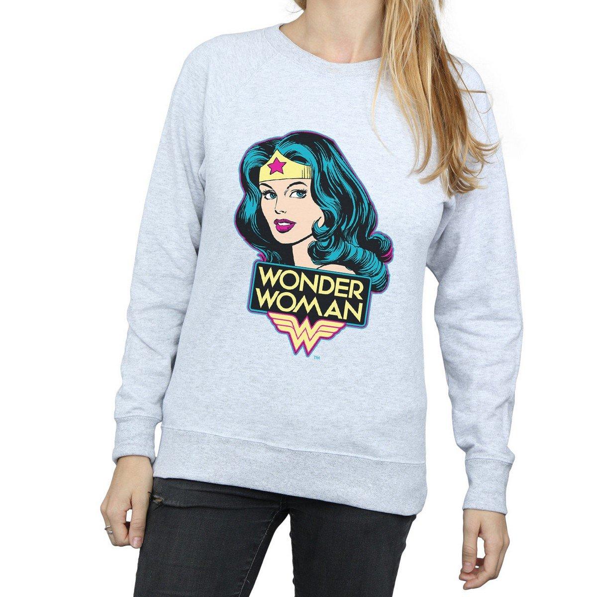 Sweatshirt Damen Grau M von Wonder Woman