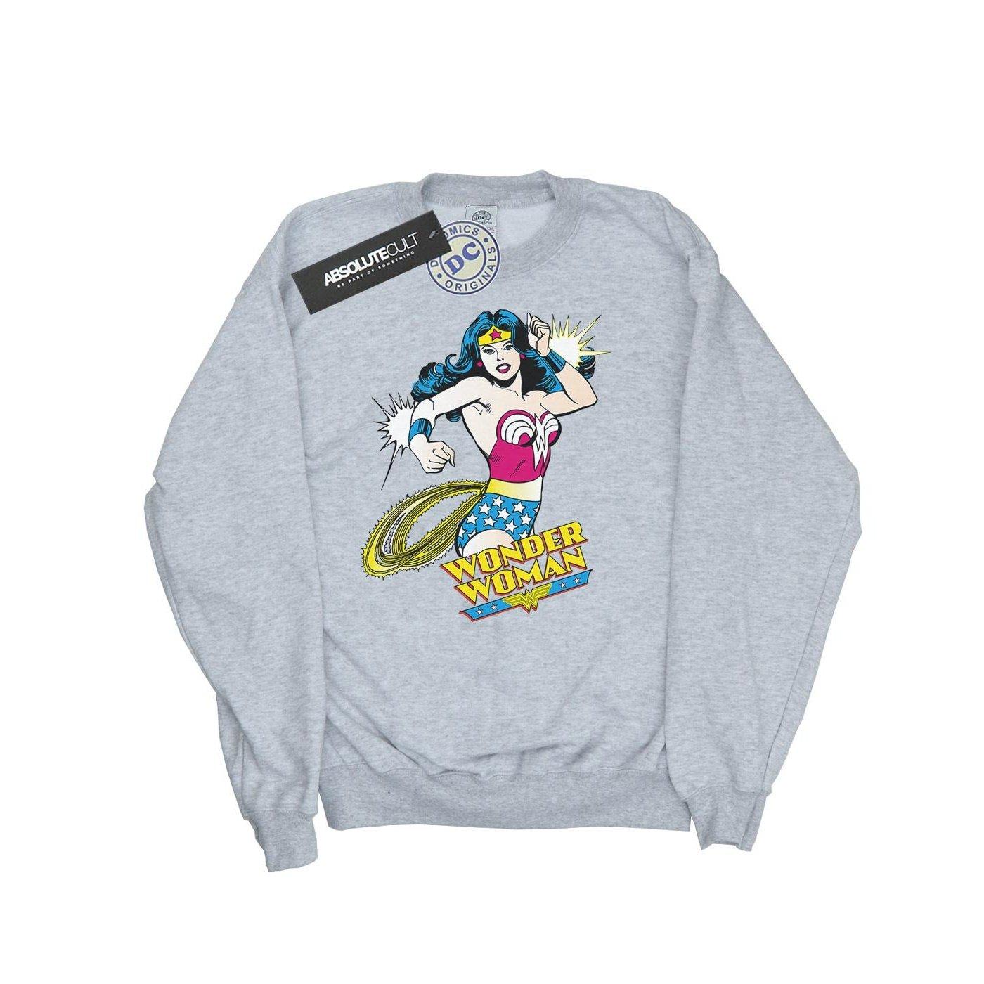 Sweatshirt Damen Grau XXL von Wonder Woman