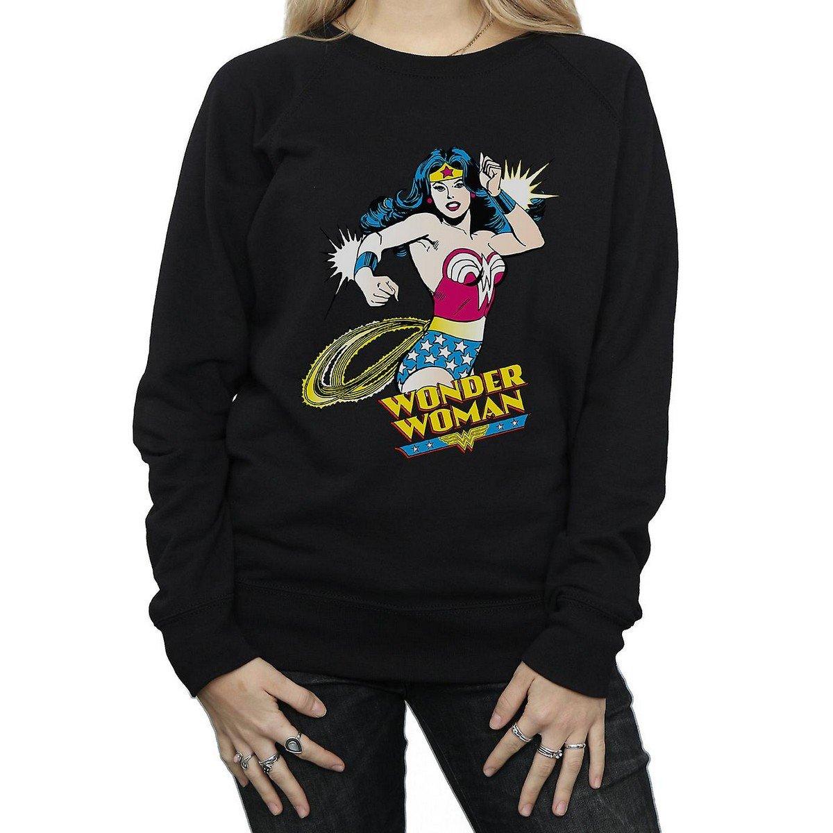 Sweatshirt Damen Schwarz M von Wonder Woman