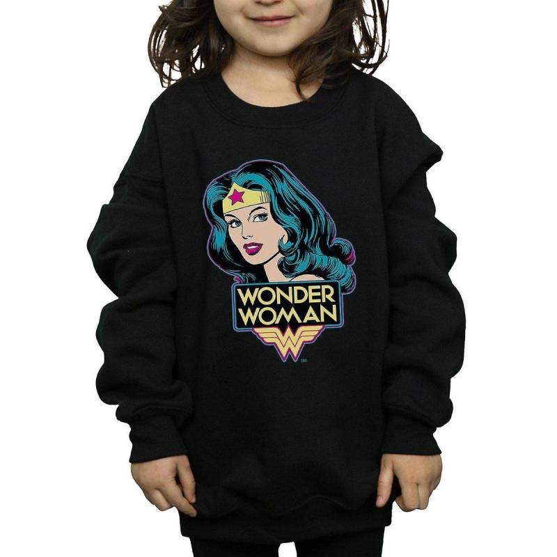 Sweatshirt Mädchen Schwarz 152-158 von Wonder Woman