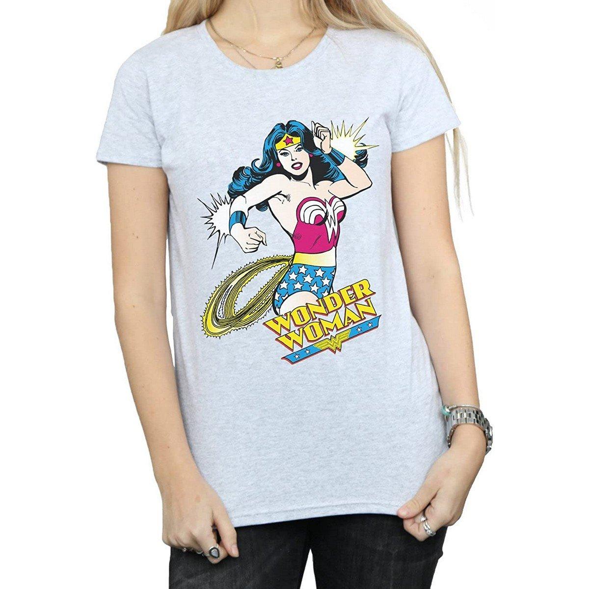 Tshirt Damen Grau L von Wonder Woman