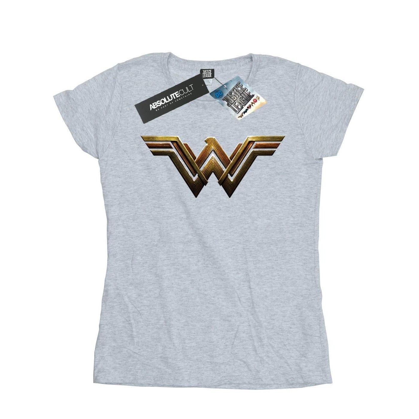 Tshirt Damen Grau L von Wonder Woman