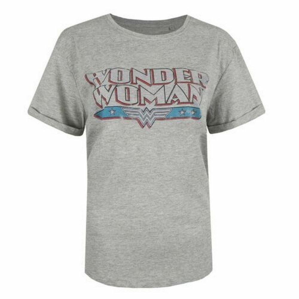 Tshirt Damen Grau M von Wonder Woman