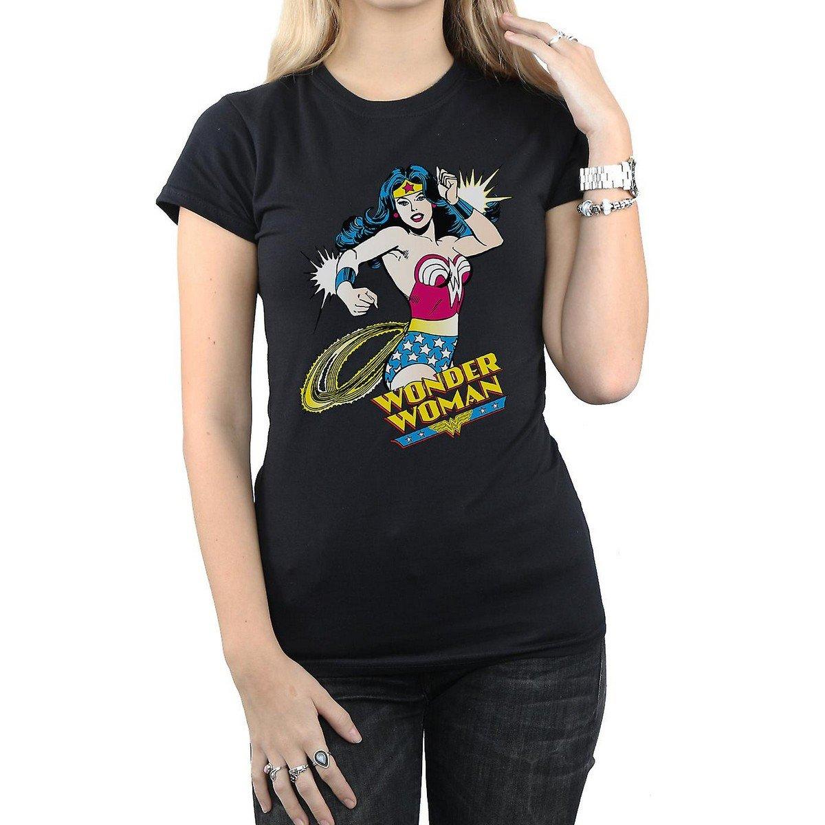 Tshirt Damen Schwarz L von Wonder Woman