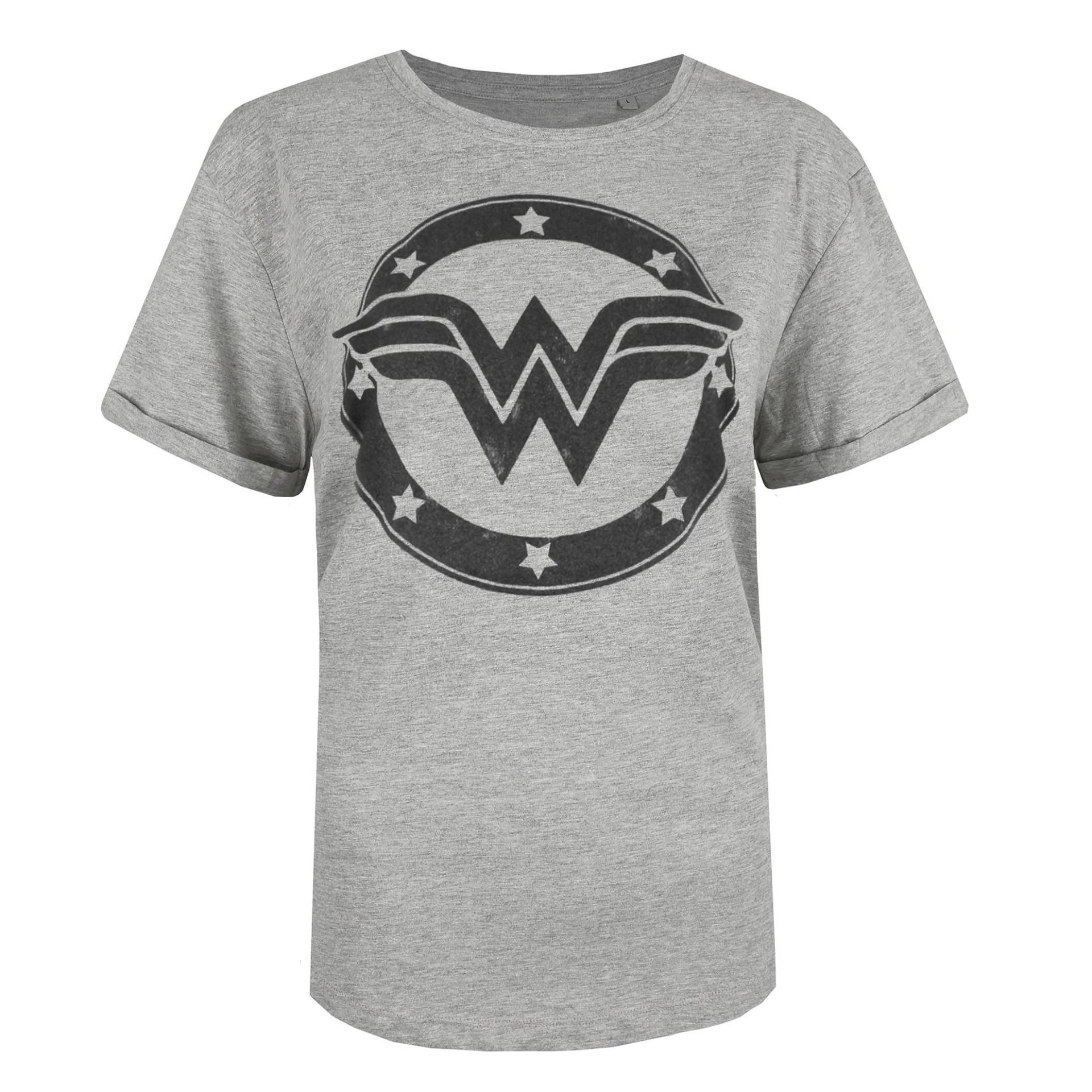 Tshirt Damen Taubengrau XL von Wonder Woman