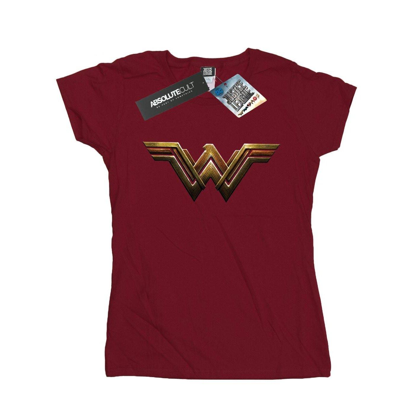 Tshirt Damen Weinrot L von Wonder Woman