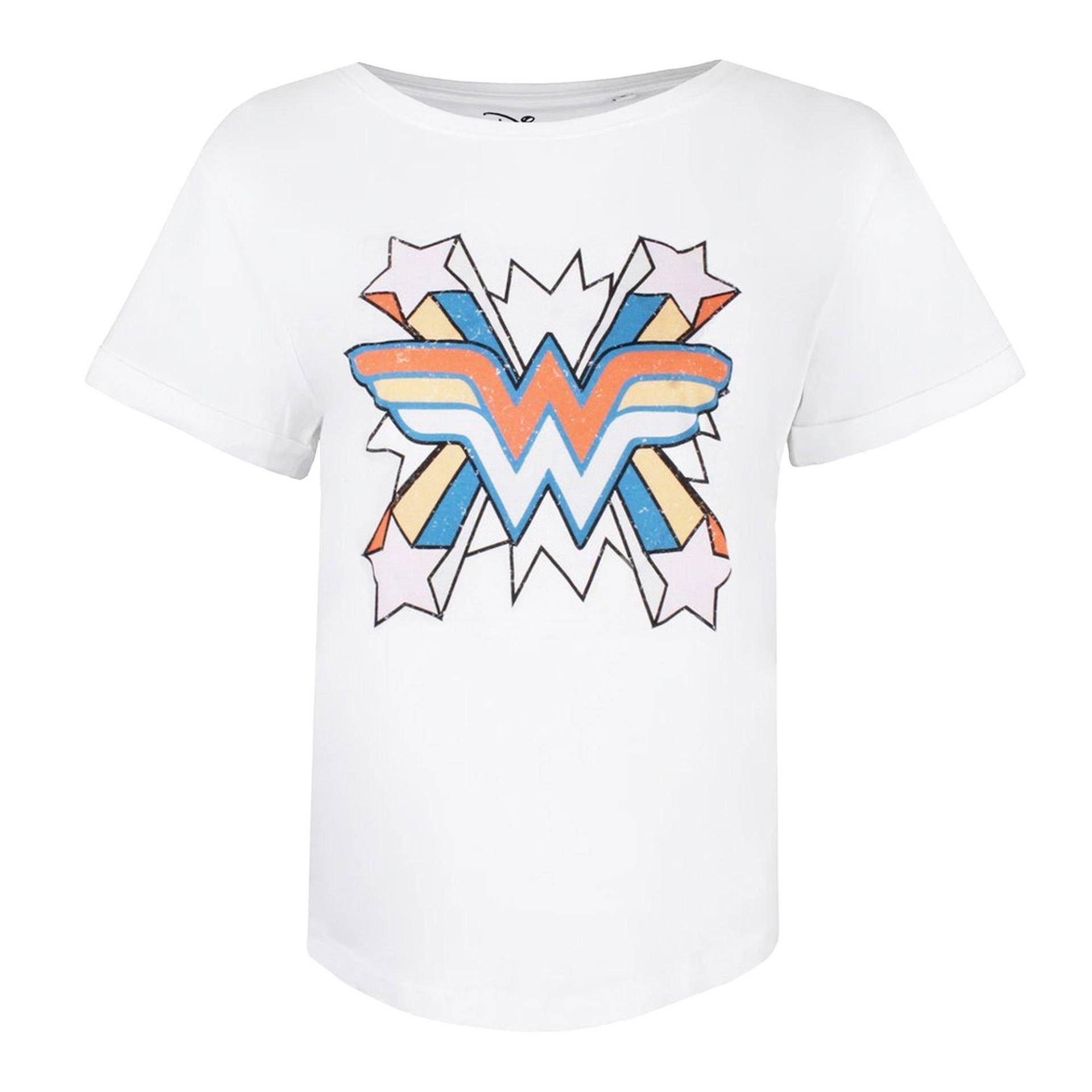 Tshirt Damen Weiss S von Wonder Woman