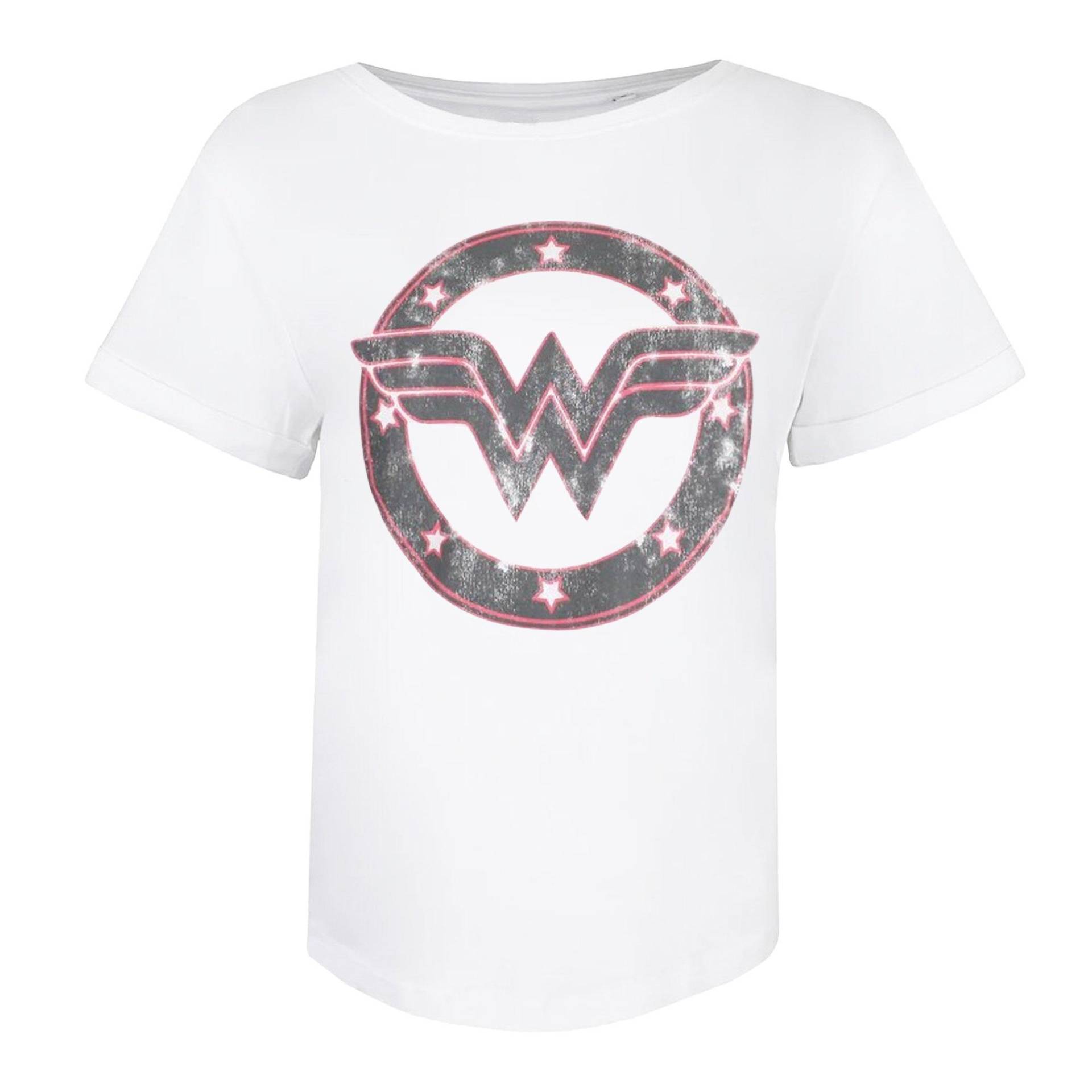 Tshirt Damen Weiss S von Wonder Woman