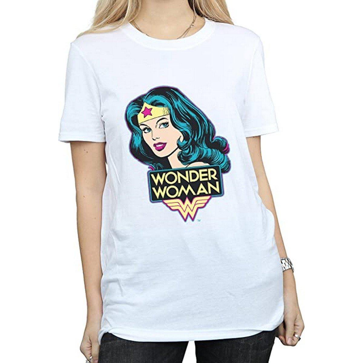 Tshirt Damen Weiss S von Wonder Woman