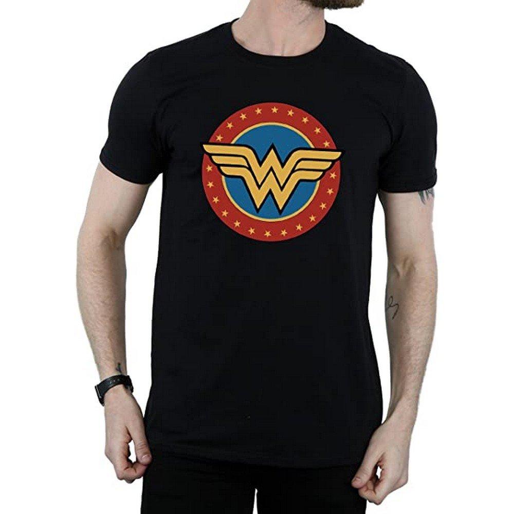 Tshirt Herren Schwarz L von Wonder Woman