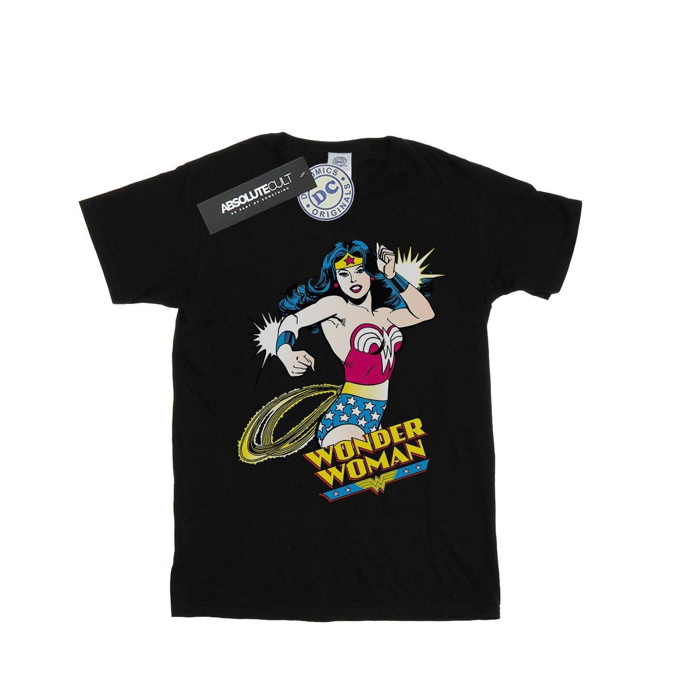 Tshirt Herren Schwarz L von Wonder Woman