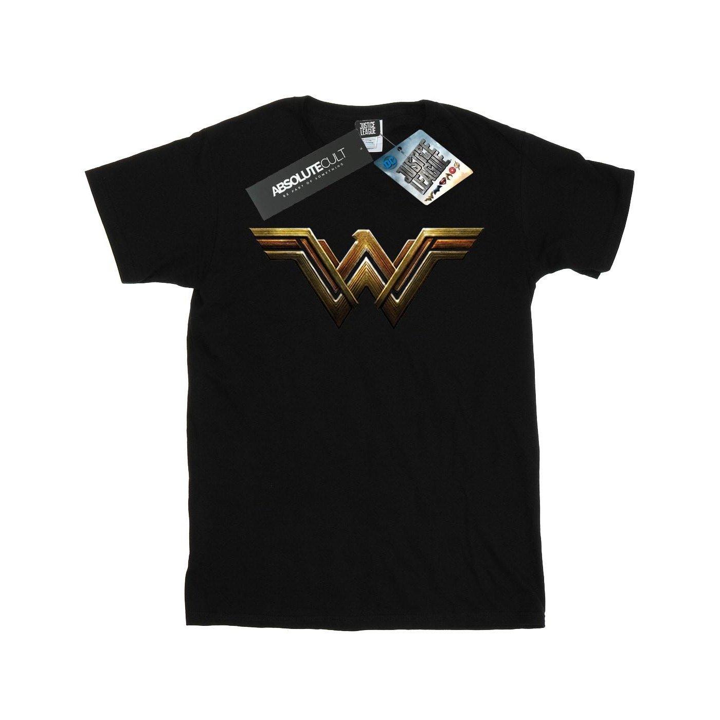 Tshirt Mädchen Schwarz 116 von Wonder Woman