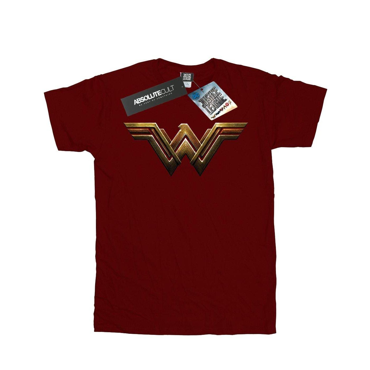 Tshirt Mädchen Weinrot 116 von Wonder Woman