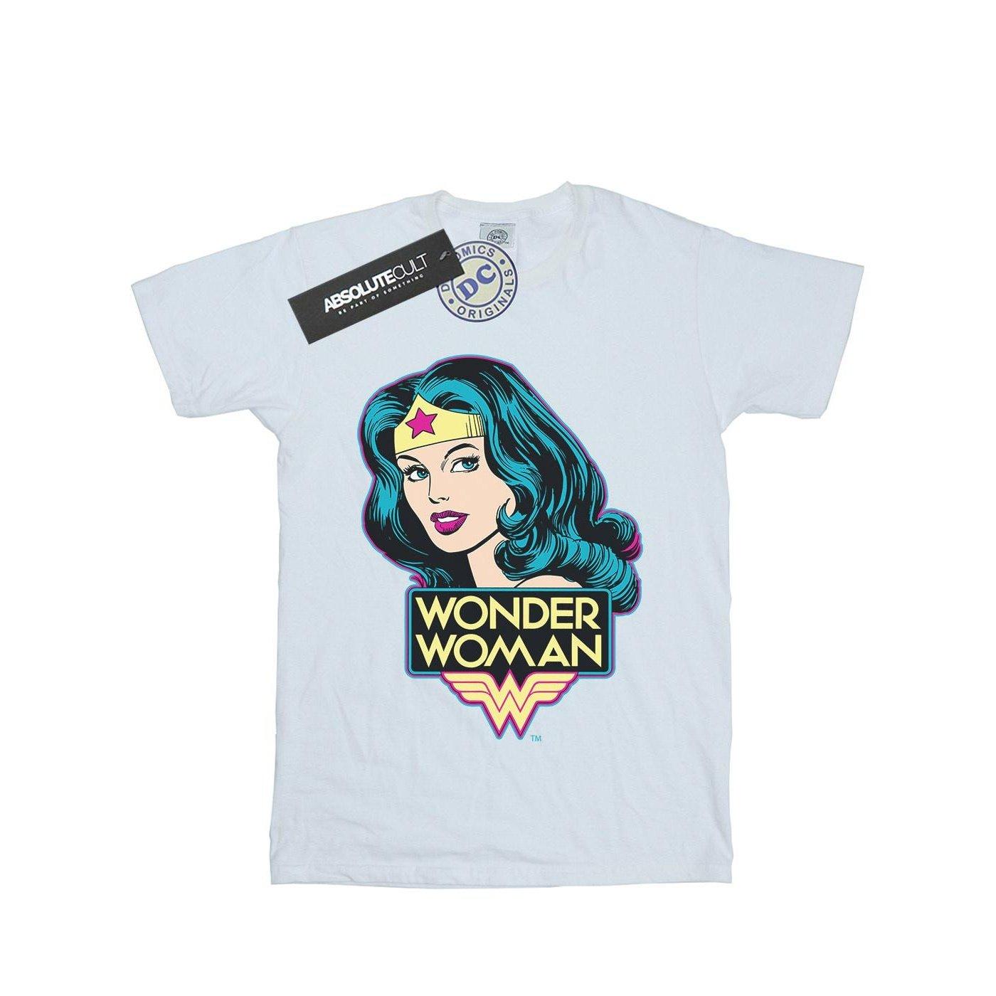 Tshirt Mädchen Weiss 116 von Wonder Woman