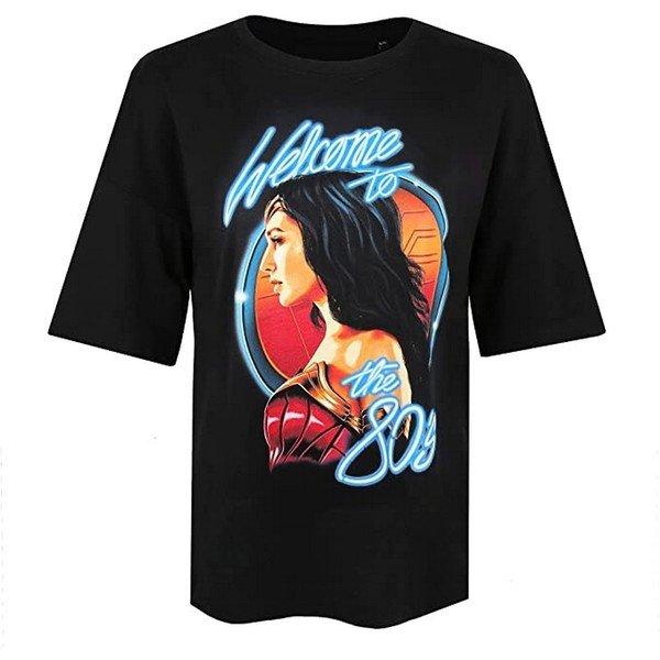 Welcome To The 80s Tshirt Damen Schwarz S von Wonder Woman
