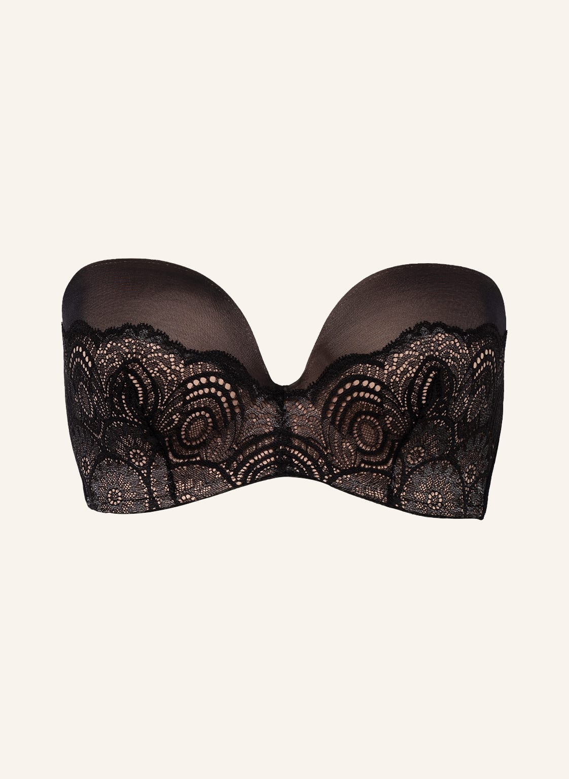 Wonderbra Push-Up-Bh Ultimate Strapless Lace schwarz von Wonderbra