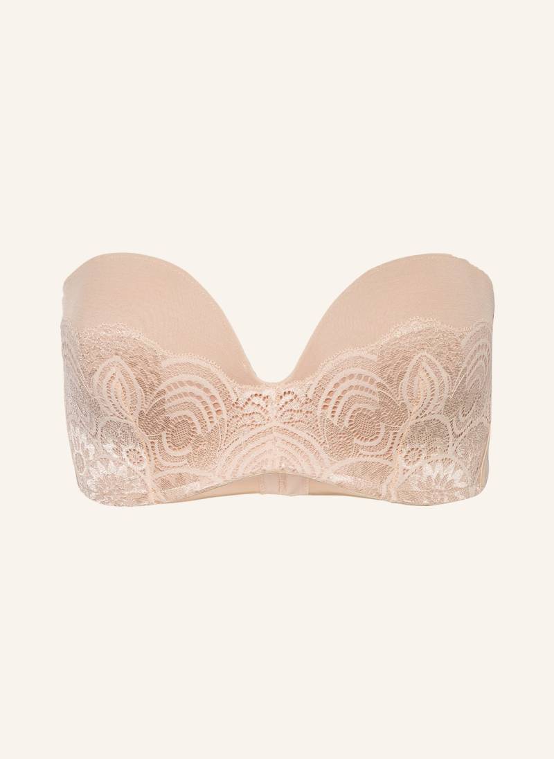 Wonderbra Push-Up-Bh Ultimate Strapless Lace beige von Wonderbra