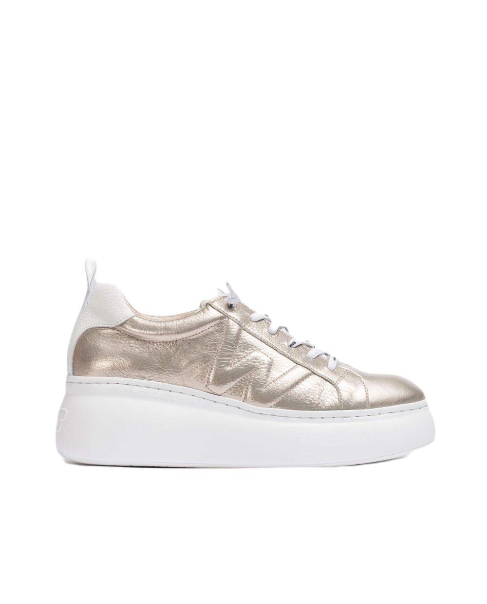 Dorita - Leder Sneaker Damen Gold 35 von Wonders