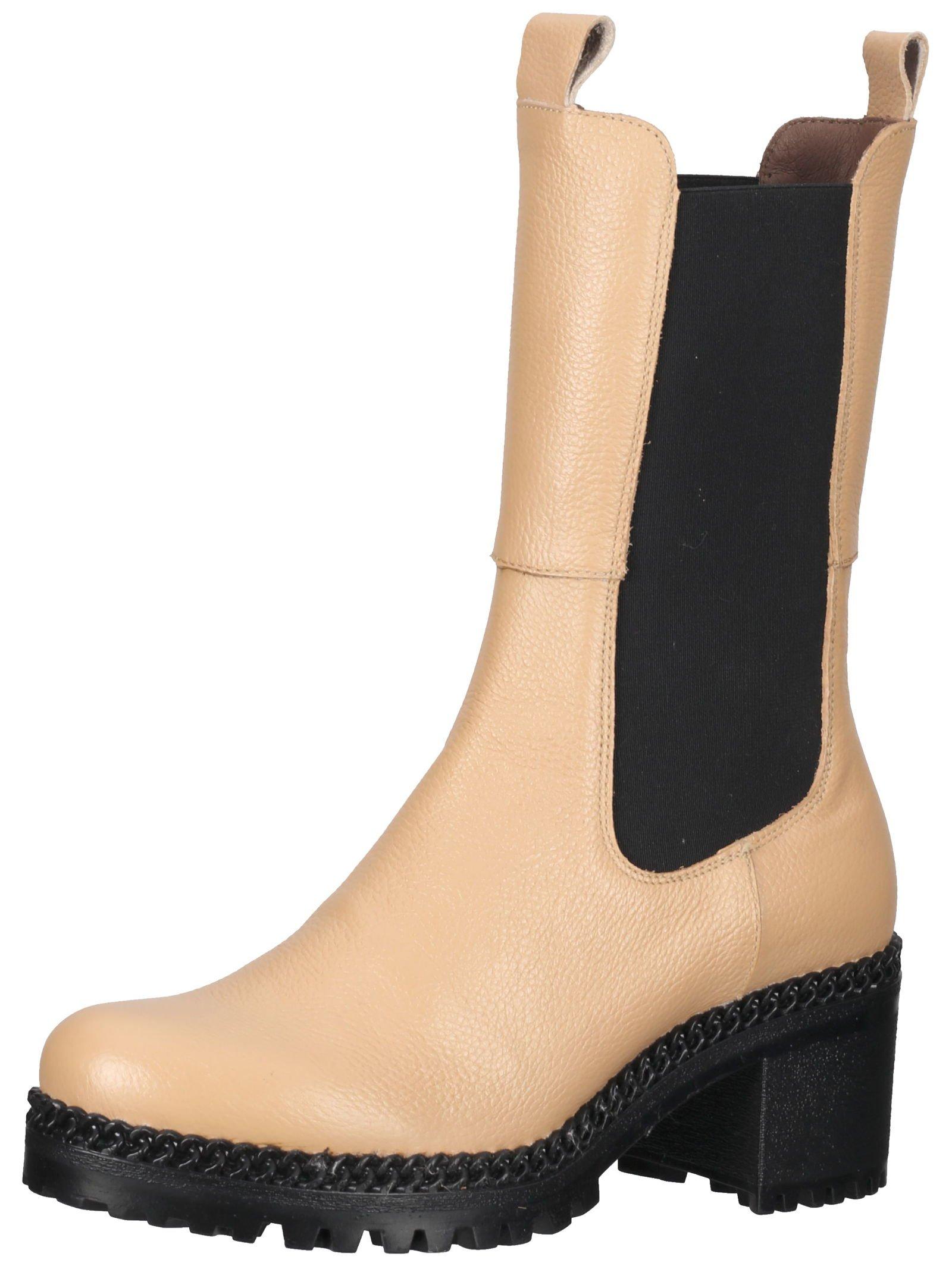 Stiefelette H-3930 Damen Beige 37 von Wonders