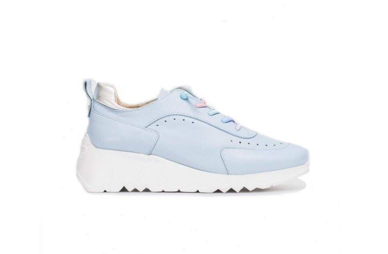 Mint - Leder Sneaker Damen Blau 38 von Wonders