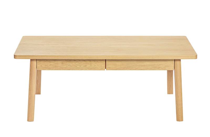 Woodman Couchtisch »Nice«, Breite 120 cm, mit 2 Schubladen, Echtholzffurnier aus Eiche von Woodman