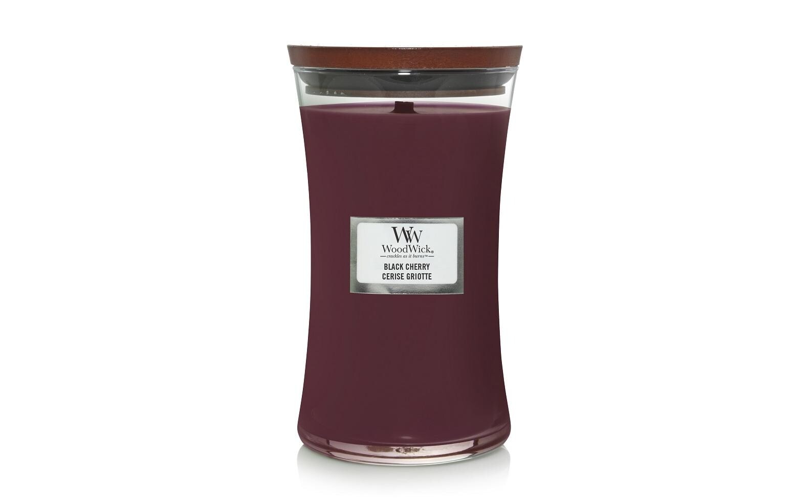 Woodwick Duftkerze »Black Cherry large Jar« von Woodwick