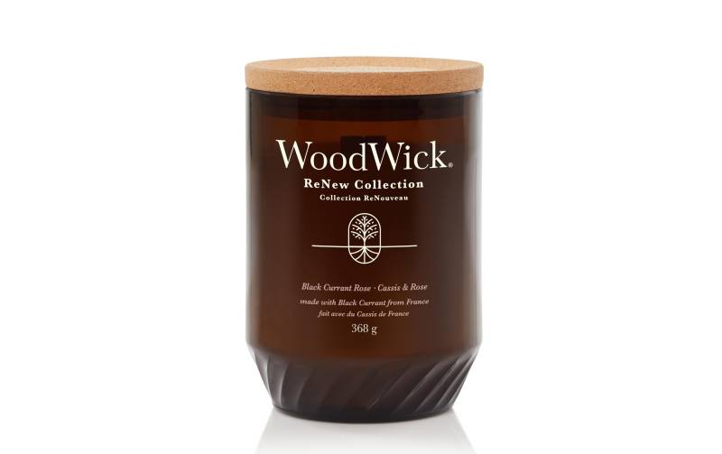 Woodwick Duftkerze »Black Currant & Rose ReNew Large Jar« von Woodwick