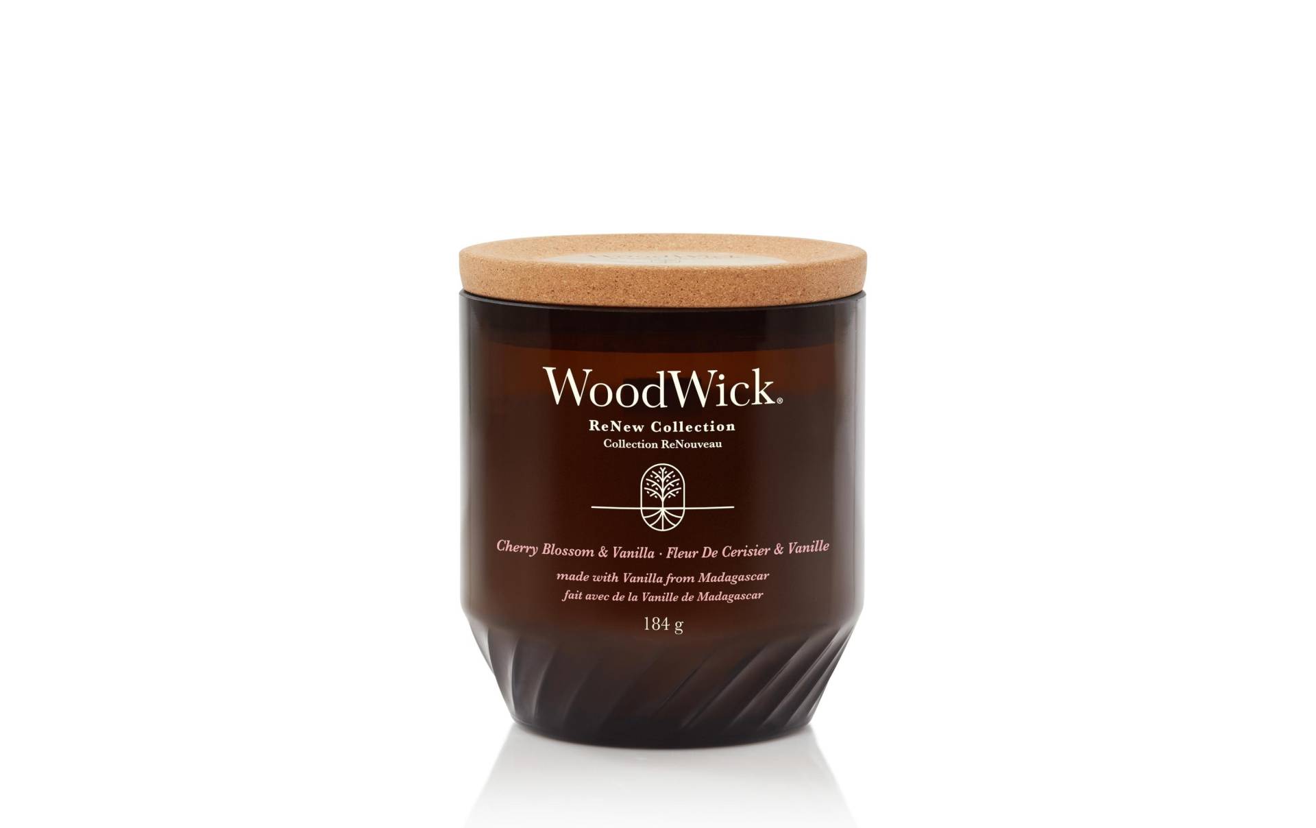 Woodwick Duftkerze »Cherry Blossom & Vanilla ReNew Medium Jar« von Woodwick