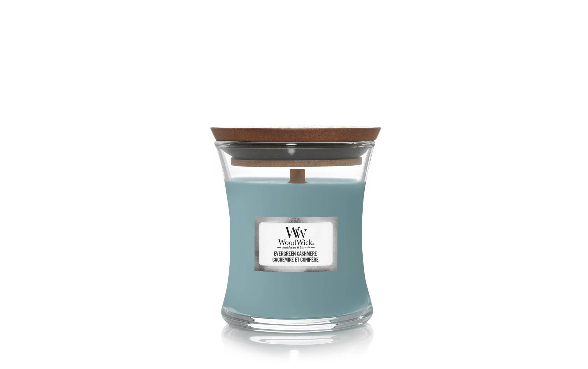Woodwick Duftkerze »Evergreen Cashmere Mini Jar« von Woodwick