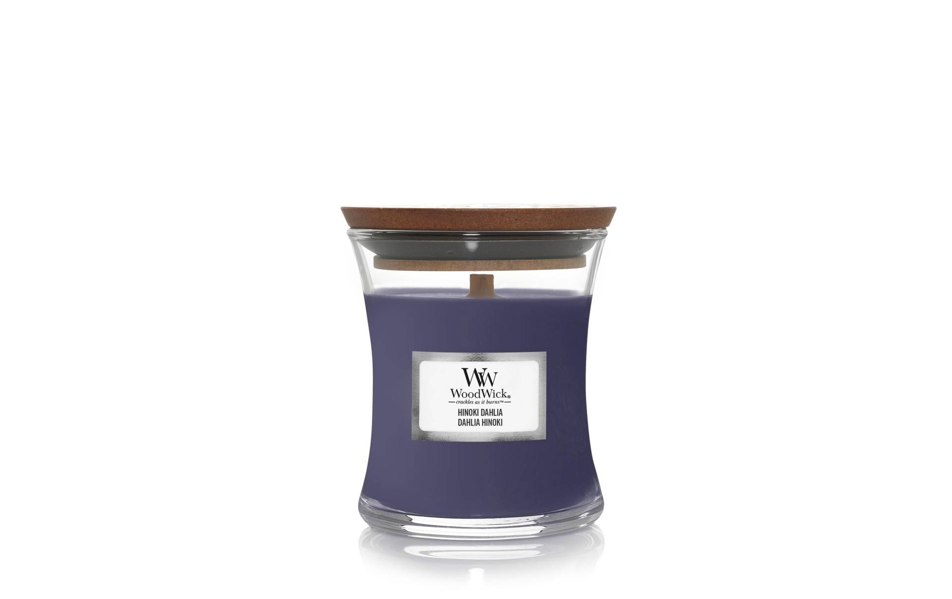 Woodwick Duftkerze »Hinoki Dahlia Mini Jar« von Woodwick