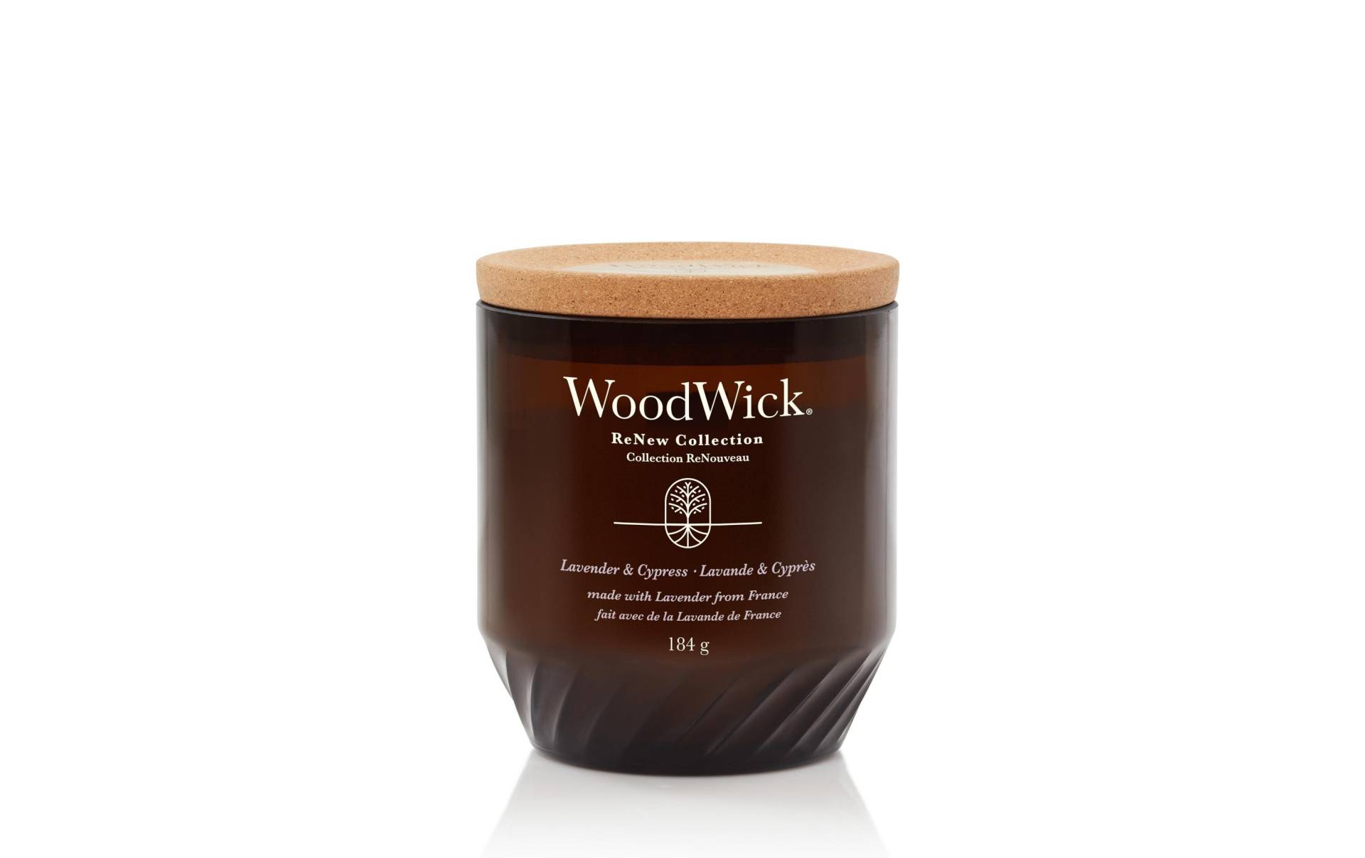 Woodwick Duftkerze »Lavender & Cypress ReNew Medium Jar« von Woodwick