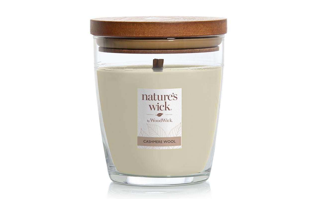 Woodwick Duftkerze »Natures Wick Cashmere Wool« von Woodwick