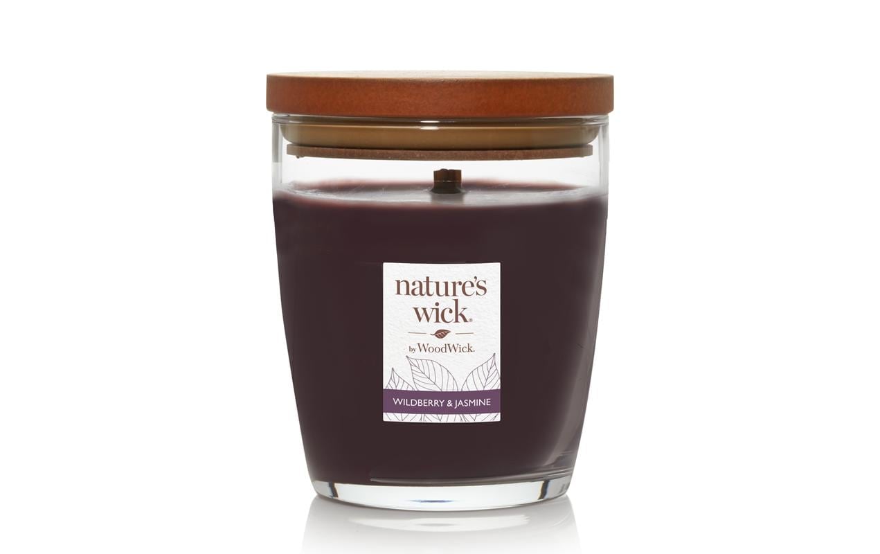 Woodwick Duftkerze »Natures Wick Wildberry & Jasmine« von Woodwick