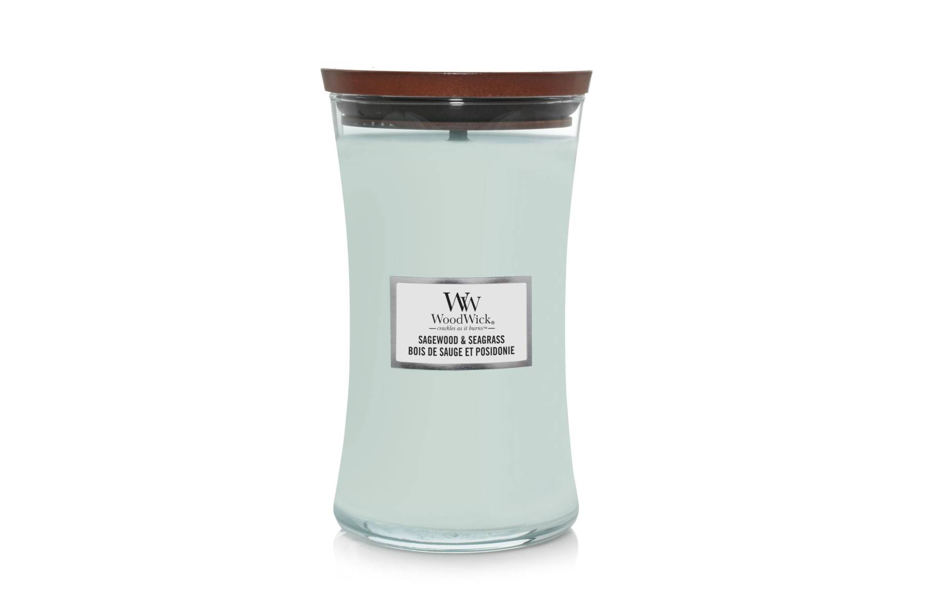Woodwick Duftkerze »Sagewood & Seagrass Large Jar« von Woodwick