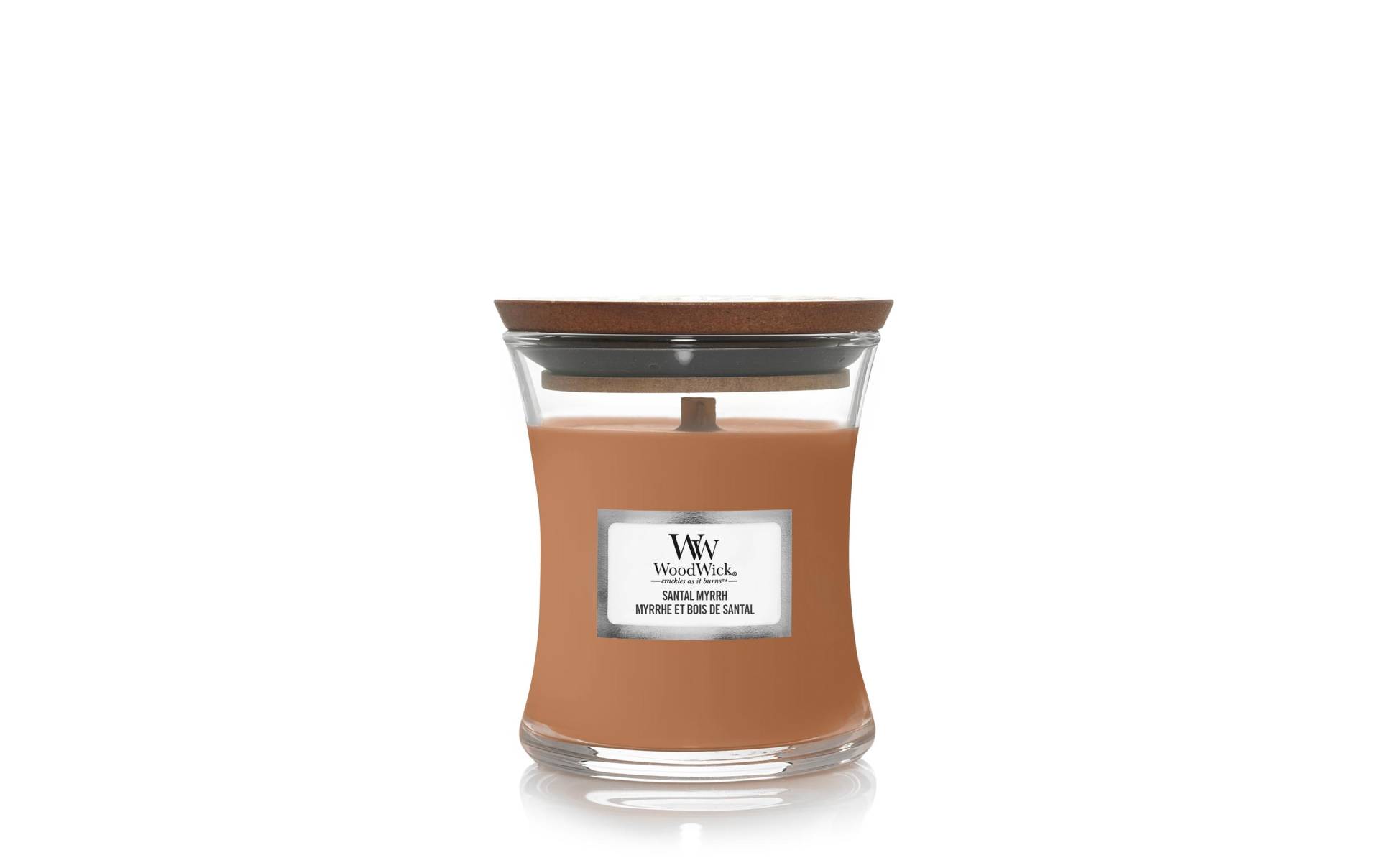 Woodwick Duftkerze »Santal Myrrh Mini Jar« von Woodwick