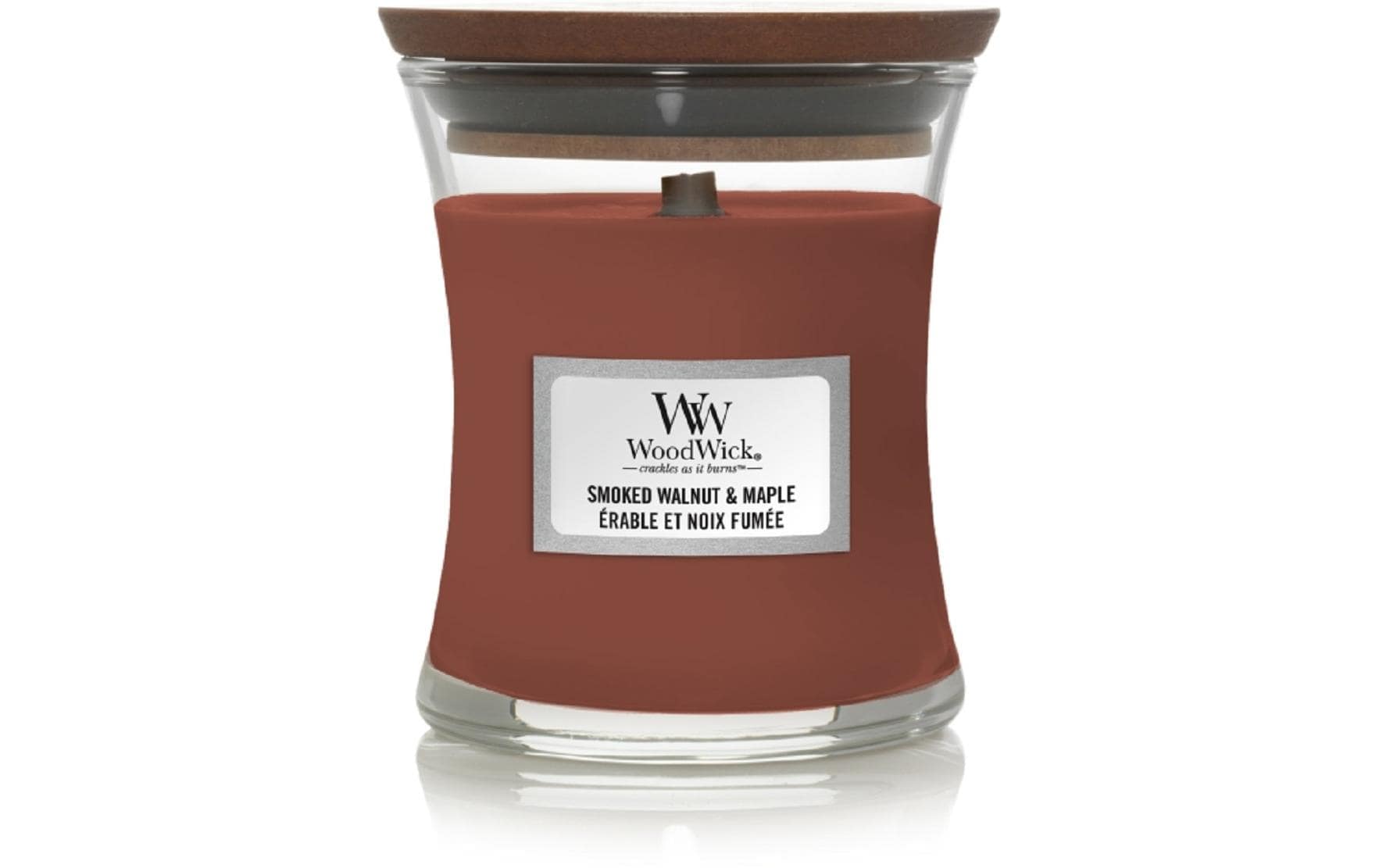Woodwick Duftkerze »Smoked Walnut & Maple Mini Jar« Woodwick Duftkerze »Smoked Walnut & Maple Mini Jar« von Woodwick