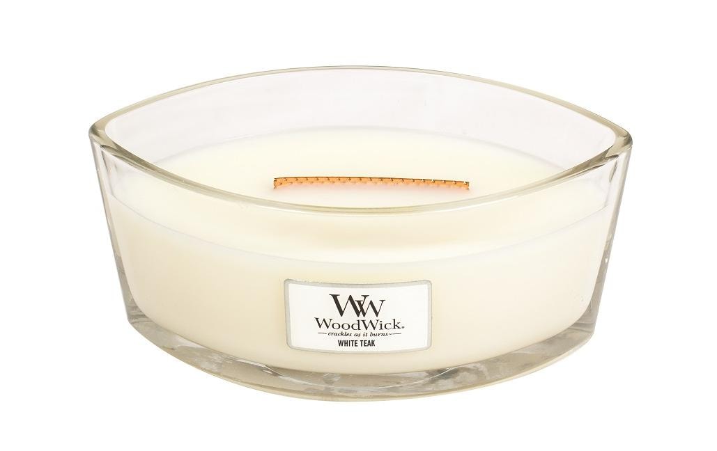 Woodwick Duftkerze »White Teak Ellipse« Woodwick Duftkerze »White Teak Ellipse« von Woodwick